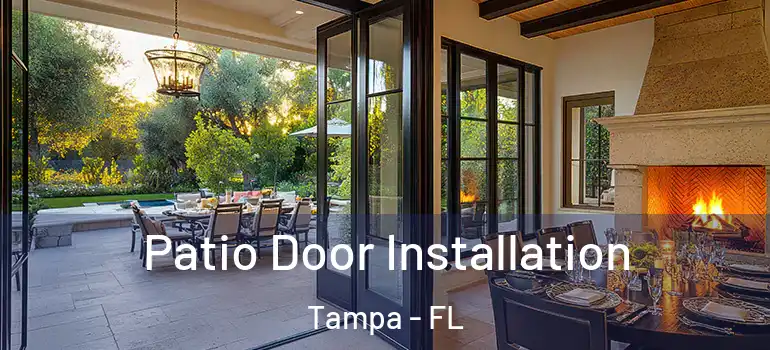  Patio Door Installation Tampa - FL